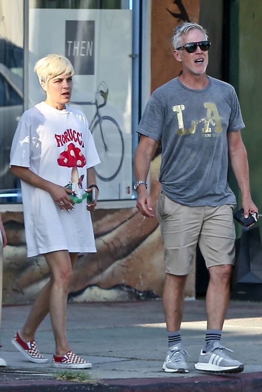 SELMA BLAIR and David Lyons Out in Studio City 07/09/2021