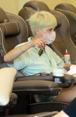 SELMA BLAIR at a Nail Salon in Studio City 06/16/2021