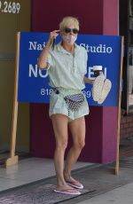SELMA BLAIR at a Nail Salon in Studio City 06/16/2021