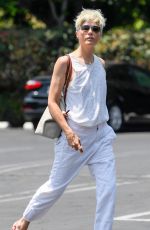 SELMA BLAIR Out for Lunch at Fred Segal in West Hollywood 07/12/2021