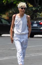 SELMA BLAIR Out for Lunch at Fred Segal in West Hollywood 07/12/2021