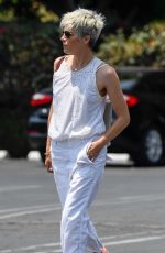 SELMA BLAIR Out for Lunch at Fred Segal in West Hollywood 07/12/2021