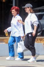 SHARON and AIMEE OSBOURNE Out on Melrose Ave in West Hollywood 07/07/2021