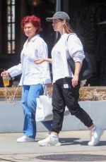 SHARON and AIMEE OSBOURNE Out on Melrose Ave in West Hollywood 07/07/2021