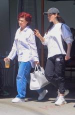 SHARON and AIMEE OSBOURNE Out on Melrose Ave in West Hollywood 07/07/2021