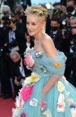 SHARON STONE at A Felesegam Tortenete Screening at 74th Cannes Film Festival 07/14/2021