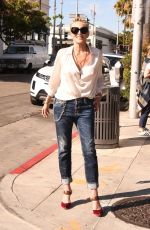 SHARON STONE Shopping at Optometrix in Beverly Hills 07/02/2021