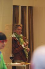 SHARON STONE Shopping on Madison Avenue in New York 07/18/2021