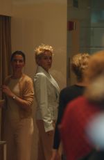 SHARON STONE Shopping on Madison Avenue in New York 07/18/2021
