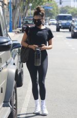 SHAY MITCHELL Leaves a Gym Session in West Hollywood 07/30/2021