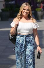 SIAN WELBY Leaves Capital FM in London 07/19/2021