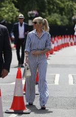 SIENNA MILLER Arrivves at Wimbledon in London 07/05/2021