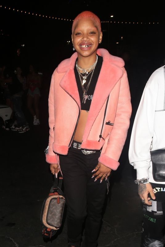 SLICK WOODS at Saweetie’s Birthday Party at Goya Studios in Los Angeles 07/02/2021