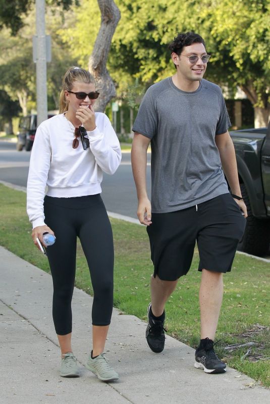 SOFIA RICHIE and Elliot Grainge Out in Beverly Hills 07/12/2021
