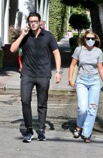 SOFIA RICHIE and Elliot Grainge Out on Melrose Place in West Hollywood 07/30/2021