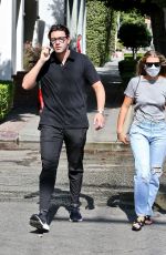 SOFIA RICHIE and Elliot Grainge Out on Melrose Place in West Hollywood 07/30/2021
