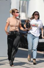 SOFIA RICHIE Out Shopping with a Friend at Saint Laurent in Beverly Hills 07/07/2021
