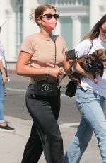 SOFIA RICHIE Out Shopping with a Friend at Saint Laurent in Beverly Hills 07/07/2021