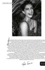 SONAM KAPOOR in Vogue Magazine, India August 2021