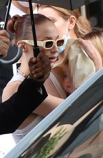 SOPHIE TURNER and Joe Jonas Leaves Their Hotel at Paris Fashion Week 07/06/2021