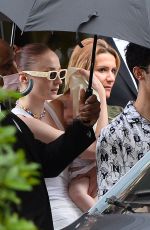 SOPHIE TURNER and Joe Jonas Leaves Their Hotel at Paris Fashion Week 07/06/2021