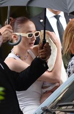 SOPHIE TURNER and Joe Jonas Leaves Their Hotel at Paris Fashion Week 07/06/2021