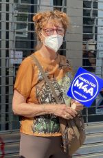 SUSAN SARANDON at Medicare for All Rally at Alexandria Ocasio-Cortez Office in Bronx 07/26/2021