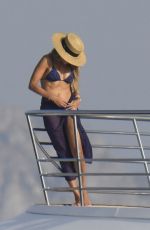 SYLIVE MIES in Bikini at a Yacht in Porto Cervo 07/28/2021