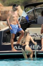 SYLVIE MEIS in Bikini at a Boat in Formentera 07/11/2021