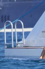 SYLVIE MEIS in Bikini at a Yacht in Saint Tropez 07/20/2021