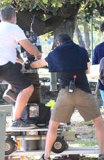TAMMIN SURSOK and MADELEINE WEST on the Set of Love and Penguins on the Gold Coast 07/30/2021