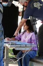 TAMMIN SURSOK and MADELEINE WEST on the Set of Love and Penguins on the Gold Coast 07/30/2021