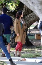 TAMMIN SURSOK and MADELEINE WEST on the Set of Love and Penguins on the Gold Coast 07/30/2021