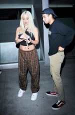 TANA MOGEAU at Il Pastaio in Beverly Hills 07/17/2021