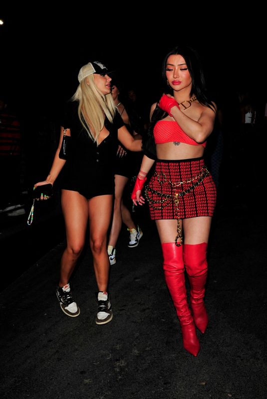 TANA MONGEAU and NIKITA DRAGUN at Hyde Sunset in West Hollywood 07/24/2021