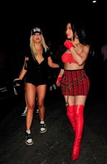 TANA MONGEAU and NIKITA DRAGUN at Hyde Sunset in West Hollywood 07/24/2021