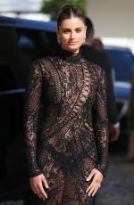 TAYLOR HILL Leaves Hotel Martinez at 2021 Cannes Film Festival 07/10/2021