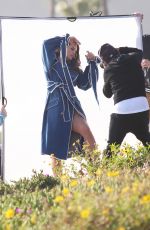 TEODORA DJURIC at a Photoshoot in Santa Monica 07/26/2021