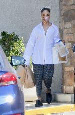 TESSA THOMPSON Out Shopping in West Hollywood 06/28/2021