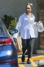 TESSA THOMPSON Out Shopping in West Hollywood 06/28/2021