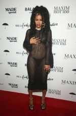 TEYANA TAYLOR at Maxim Hot 100 Event Celebrating Teyana Taylor at Highlight Room in Los Angeles 07/13/2021