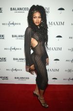 TEYANA TAYLOR at Maxim Hot 100 Event Celebrating Teyana Taylor at Highlight Room in Los Angeles 07/13/2021