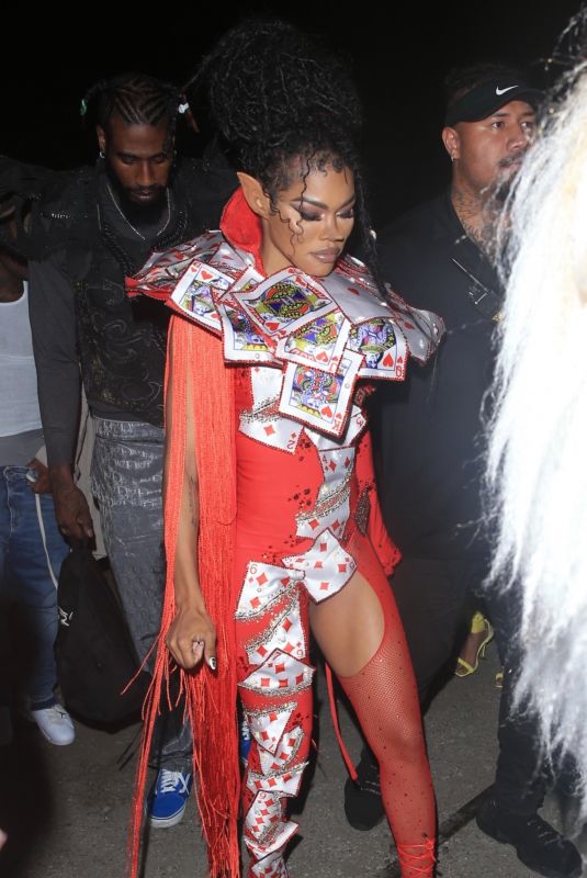 TEYANA TAYLOR at Pretty Little Thing Madhouse Event in Los Angeles 07/03/2021