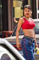 TEYANA TAYLOR on the Set of A Thousand and One in Harlem 07/27/2021
