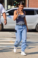 TEYANA TAYLOR on the Set of A Thousand and One in New York 07/26/2021