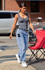 TEYANA TAYLOR on the Set of A Thousand and One in New York 07/26/2021