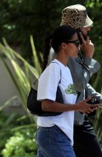 TINA KUNAKEY in Denim Leaves Hotel Martinez in Cannes 07/10/2021