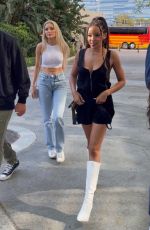 TINASHE Arrives at Clippers Game at Staples Center in Los Angeles 06/30/2021