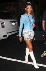 TINASHE Leaves Highlight Room in Los Angeles 07/01/2021