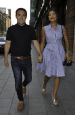 TISHA MERRY Arrives at The Ivy Freedom Day Party in Manchester 07/19/2021